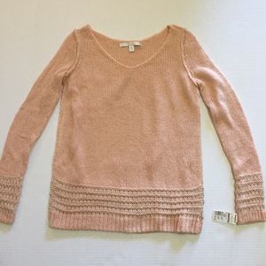 >>5 for $25>> Lauren Conrad Peach Sweater -#156